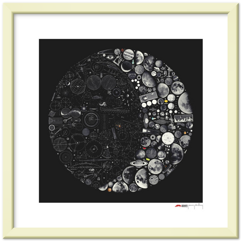 Luna - an astronomy poster