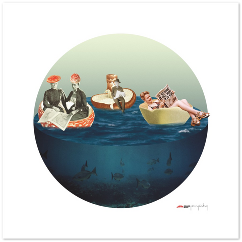 News at Sea - a maritime fungi poster