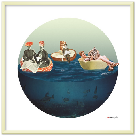 News at Sea - a maritime fungi poster