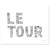LE TOUR blanc - a Tour de France bicycle poster