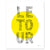 LE TOUR jaune - a Tour de France bicycle poster